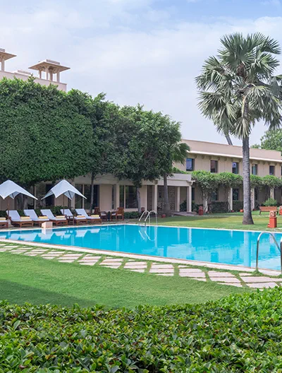 Garden & Swimming Pool View Of Trident Agra